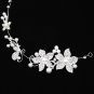 Lot Of 4 Wedding Crystal Pearl Silver Hair Accessories Headband Band Tiara