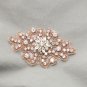 Rose Gold Star Beaded Rhinestone Crystal Beach Wedding Bridal Craft Applique