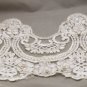 Bridal Wedding Champagne Pearl Embroidered Lace Trim Veil trim Per 1/2 Meter