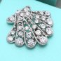 2 pcs x Bridal Rhinestone Shell Shoes Beach Wedding Crystal Shoe Clips