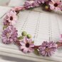Forest Style Bridal Woodland Wedding Purple Flower Hair Tiara Hair Accessories