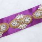 Wedding Gold Baby Shoes Rhinestone Crystal Golden Ivory Pearl Iron Sew Applique