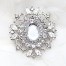 Vintage Style Bridal Rhinestone Jewelry Crystal Dress Wedding Brooch Pin