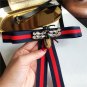 Red Blue Ribbon Bee Applique Tie Women Accessories Bow Collar Fashion Brooch Pin