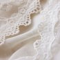 Fashion Flower Lace Cream/Ivory Shawl Waistcoat Bolero Outdoor Wrap Jacket
