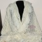 Winter Thick Chunky Crochet Wool Long Wrap Shawl Scarf Shrug Gold Olive Yellow