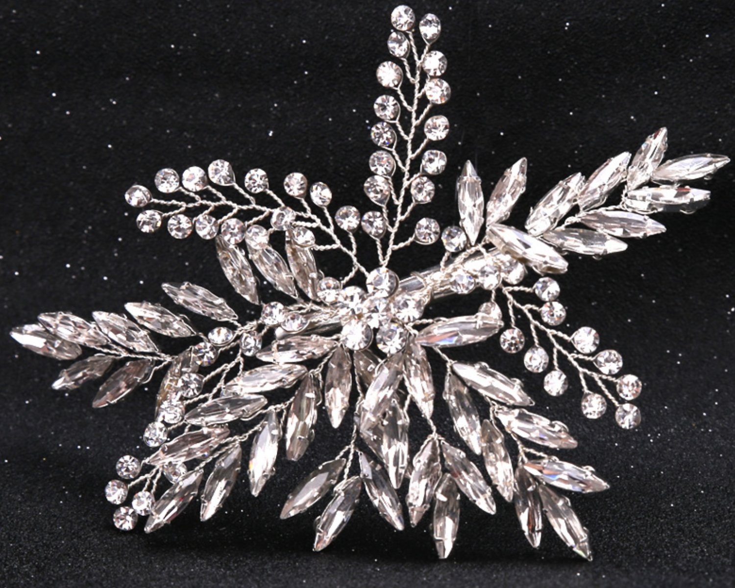 Wedding Vintage Style Rhinestone Crystal Bridal Hair Alligator Clip