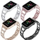 Apple Watch iWatch Band Crystal Rhinestone Bracelet Rose Gold Silver Black Tone