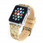 Apple Watch Black Silver Gold Stripe Bracelet Wristwatch iWatch Watch Band