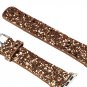 Apple Watch Black Silver Gold Stripe Bracelet Wristwatch iWatch Watch Band