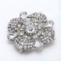 Square Rhombus Vintage Style Rhinestone Crystal Wedding Cake Brooch Pin
