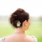 Bridal Wedding Handmade Headpiece Rhinestone Crystal Hair Alligator Clip