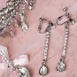 Wedding Jewelry Set Bridal Crystal Rhinestone Crown Earrings