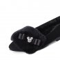 Rhinestone Crystals Wedding Black Bow Shoe Decoration Clips Bridal Jewelry Pair