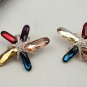 Starfish Star Rhinestone Crystal Beach Sandals Wedding Shoe Clips Charms Pair