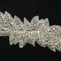 Leaves Leaf Rhinestone Crystal Acrylic Beaded Wedding Headpiece Hair Clip