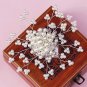 Wedding Headpiece Ivory Faux Pearl Cluster Flower Bridal Hair Comb