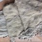 Dark Grey Brown EMBROIDERY ROSE CROCHET FLORAL LACE WRAP SHAWL STOLE SCARF