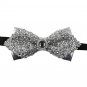 Color Rhinestone Crystal Pre Tied Men Bow Tie Wedding Christmas Party Necktie