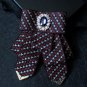 Star Pattern Wedding Men Pre Tied Crystal Rhinestone Tie Neck Tie