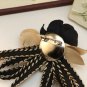 Black Blue Watermelon Flower Tie Women Accessories Bow Collar Fashion Brooch Pin