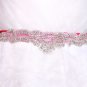 Vintage Style Rhinestone Crystal Ribbon Satin Sash Wedding Dress Belt
