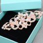 Faux Pearl Rose Gold Wedding Brooch Bridal Crystal Vintage Pin Jewelry