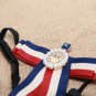 Rhinestone Crystal N5 Pearl Wedding Ladies Men Pre Tied Bow Tie Tied Neck Tie
