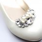 2 pcs x Bridal Vintage Style Rhinestone Crystal Pearl Shoes Wedding Shoe Clips