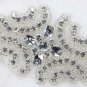 Bridal Rhinestone Crystal Applique Handmade Tiara Wedding Headband Hairband