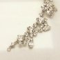 Wedding Marquise Drop Crystal Hair Chain Bridal Dangle Hair Clip Headpiece