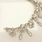 Wedding Marquise Drop Crystal Hair Chain Bridal Dangle Hair Clip Headpiece