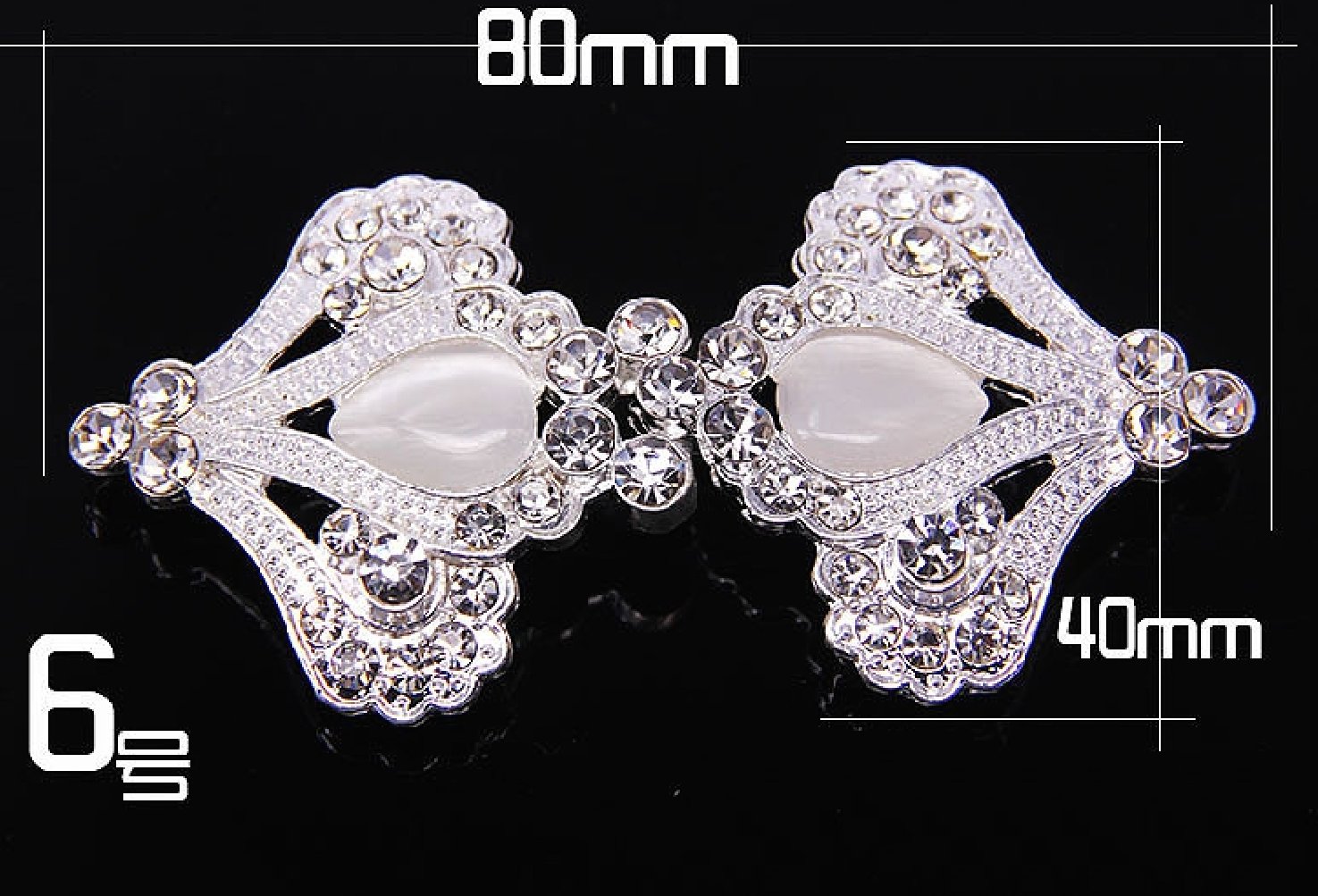 Wedding Jacket Wrap Closure Hook and Eye Sew On Button Clasp