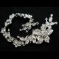 Bridal Rhinestone Crystal Flower Sewing Wedding Hair Chain