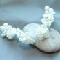 Faux Pearl Crystal Rhinestone Bridal Handmade Ivory Bracelet
