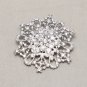 Silver Or Gold Tone Wedding Bridal Rhinestone Crystal Flower Brooch Pin Jewelry
