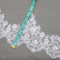 Bridal Wedding Sequin Cream White Flower Vintage Lace Trim Veil Per 1/2 Meter