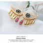 Blue Eye Drop Cubic Zircon Zirconia Crystal Stud Fashion Earrings