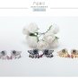 Blue Eye Drop Cubic Zircon Zirconia Crystal Stud Fashion Earrings