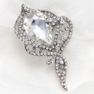 Rhinestone Crystal Shell Beach Bridal Brooch Pin Jewelry Wedding Accessories