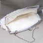 Bridal Clutch Handbag Bag With Rhinestone Crystal Dangle Brooch Wedding Bag