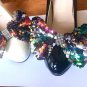 2 Pcs Rainbow Color Sequin Sparkling Wedding Shoe Clips Pair
