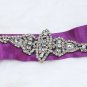 Black Base Vintage Style Crystal Beaded Wedding Rhinestone Iron Sew On Applique