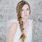 Bridal Vintage Crystal Pearl Cluster Tiara Headpiece Wedding Hair Piece