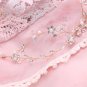 Ivory Pearl Rhinestone Crystal Flower Wedding Bridal Hair Headband Gold Tiara