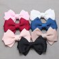 2 Pcs Snowflake Rhinestone Crystal Dangle Color Ribbon Bow Shoe Charms Clips