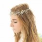 Wedding Rhinestone Crystal Leaf Gold Silver Hair Tiara Bridal Headpiece