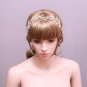 Wedding Rhinestone Crystal Leaf Gold Silver Hair Tiara Bridal Headpiece