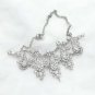 Vintage Style Silver Or Gold Plated Wedding Bracelet Chain Crystal Jewelry