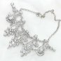 Vintage Style Silver Or Gold Plated Wedding Bracelet Chain Crystal Jewelry